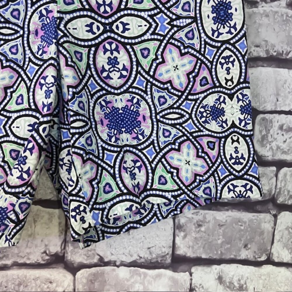 Talbots Blue & Purple Shorts Size 4 - Picture 3 of 9